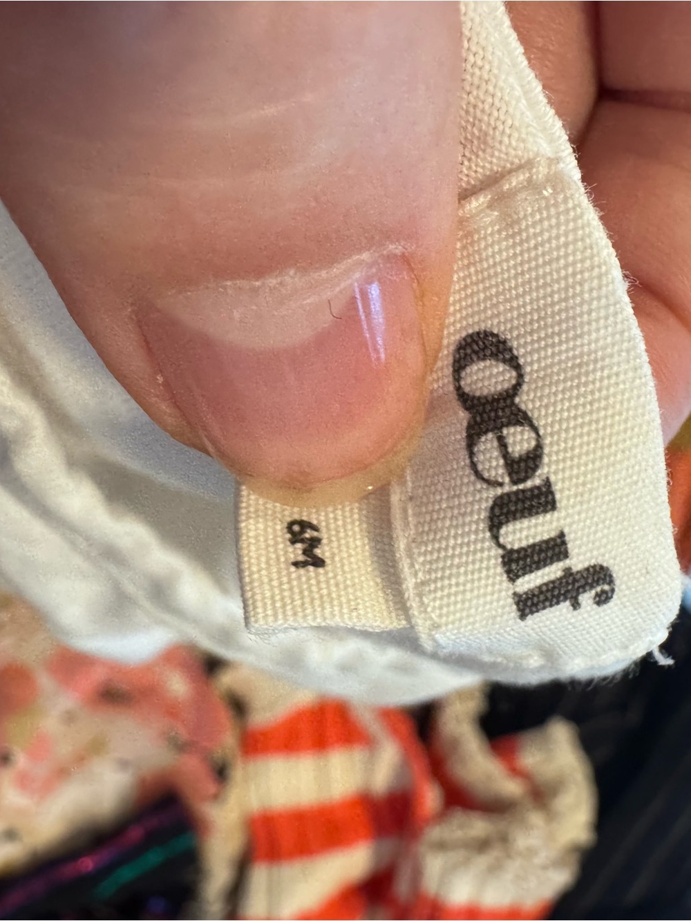 (2) Oeuf baby - size 6 month shirts - Picture 3 of 4